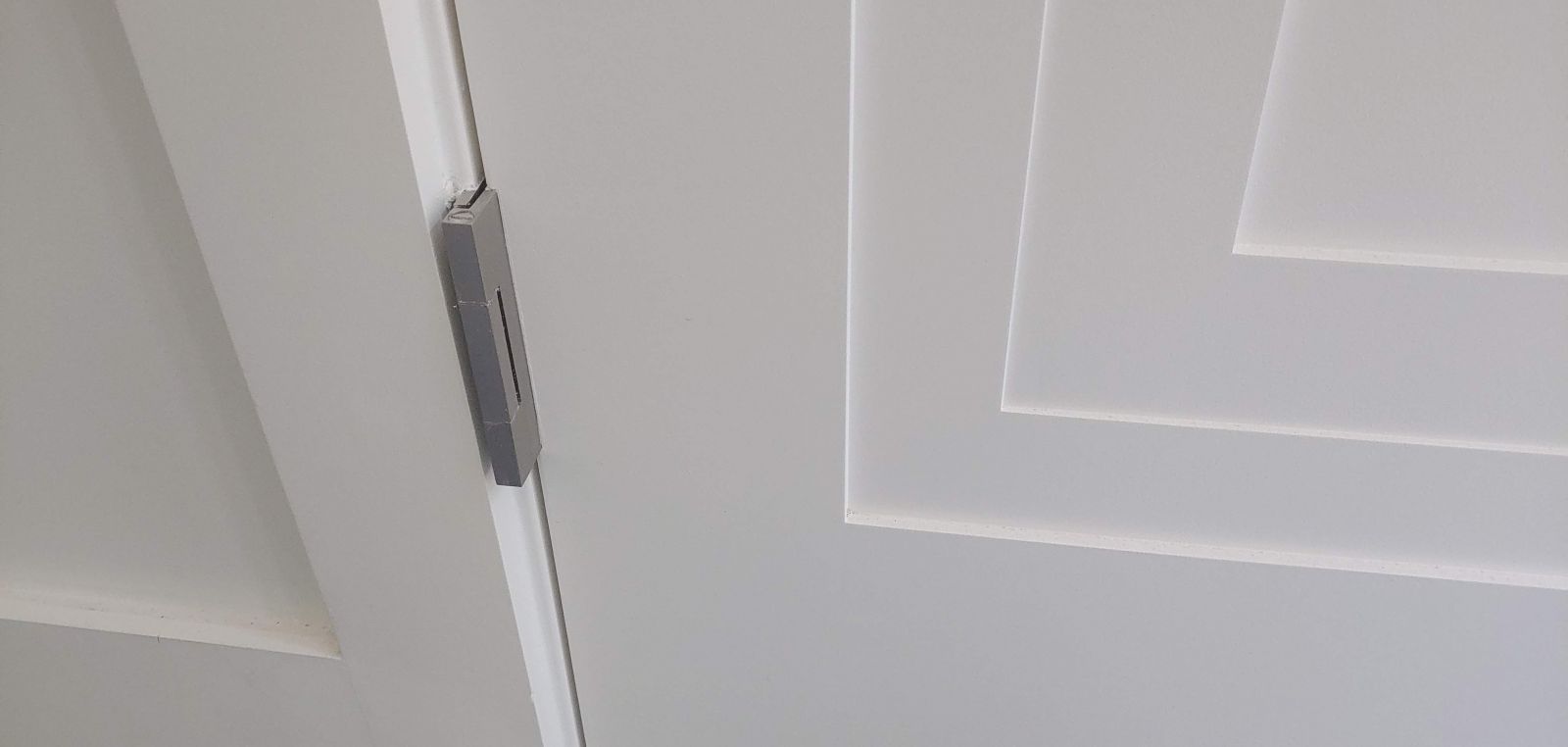 example of modern door hinges on interior door