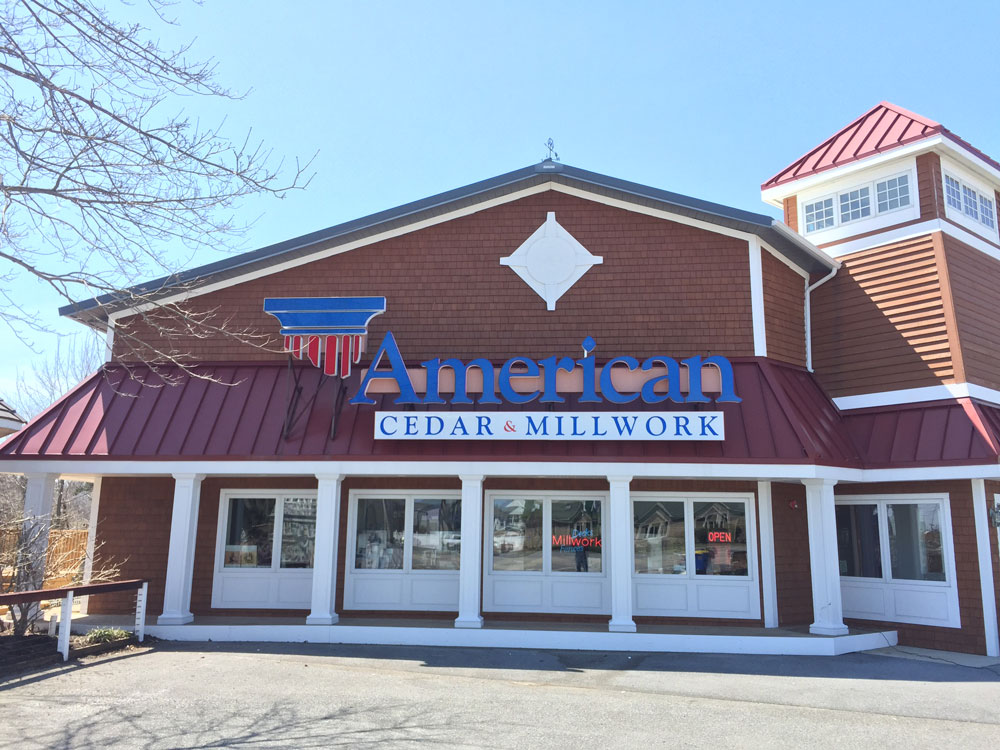 A View of the American Cedar Millwork Building in Raleigh, NC