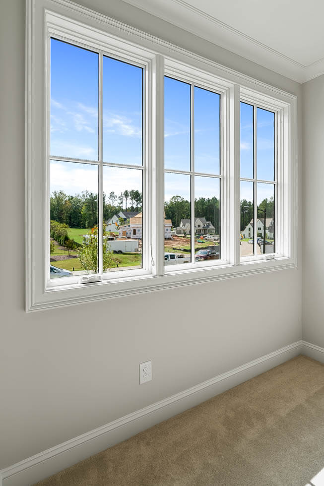 EDK Design room featuring a window with a view of Millersville and Baltimore, MD