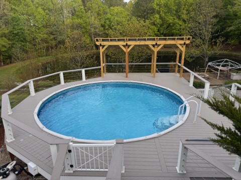 pool and deck