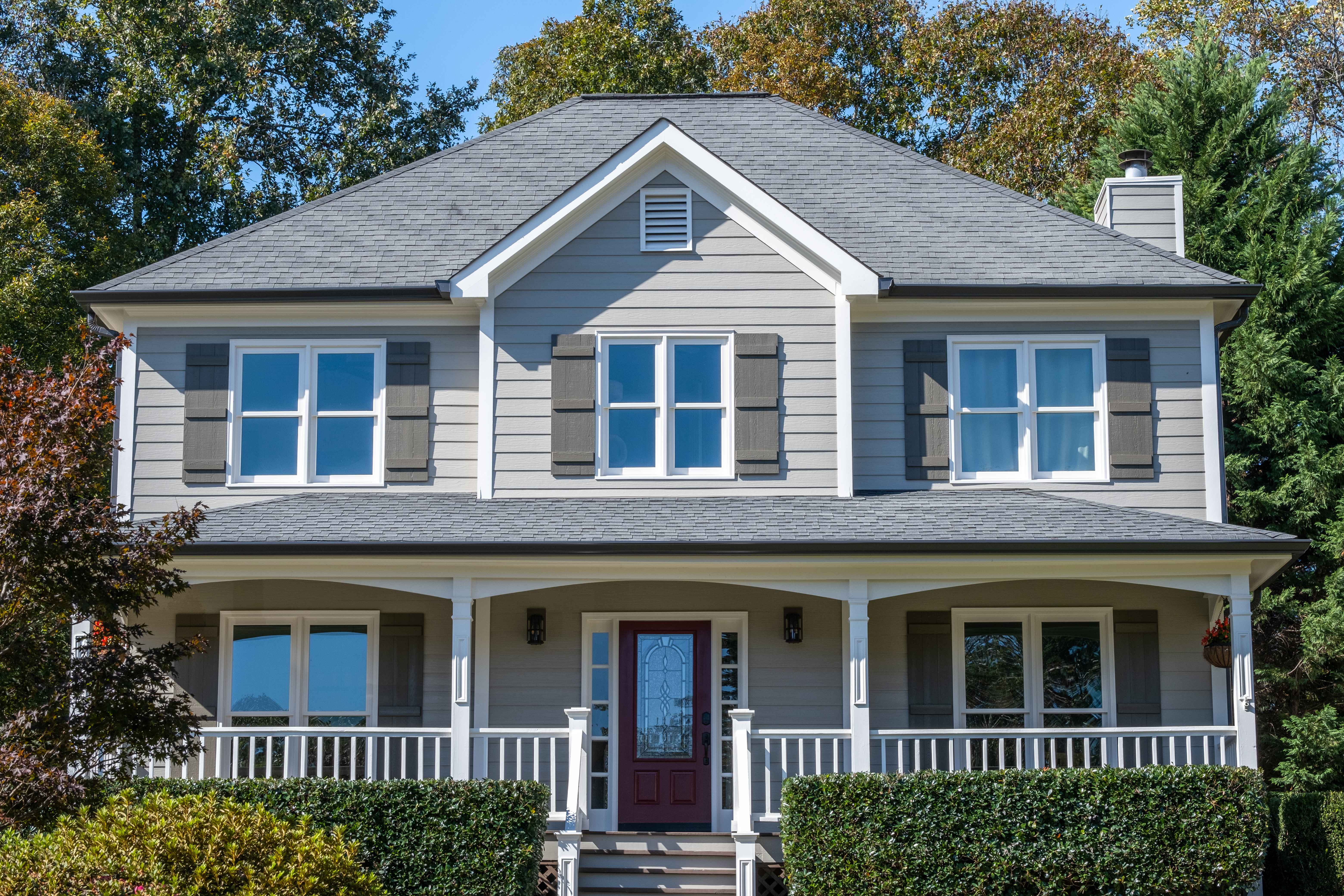 Residential house featuring Marvin Signature Collection doors in Raleigh, NC