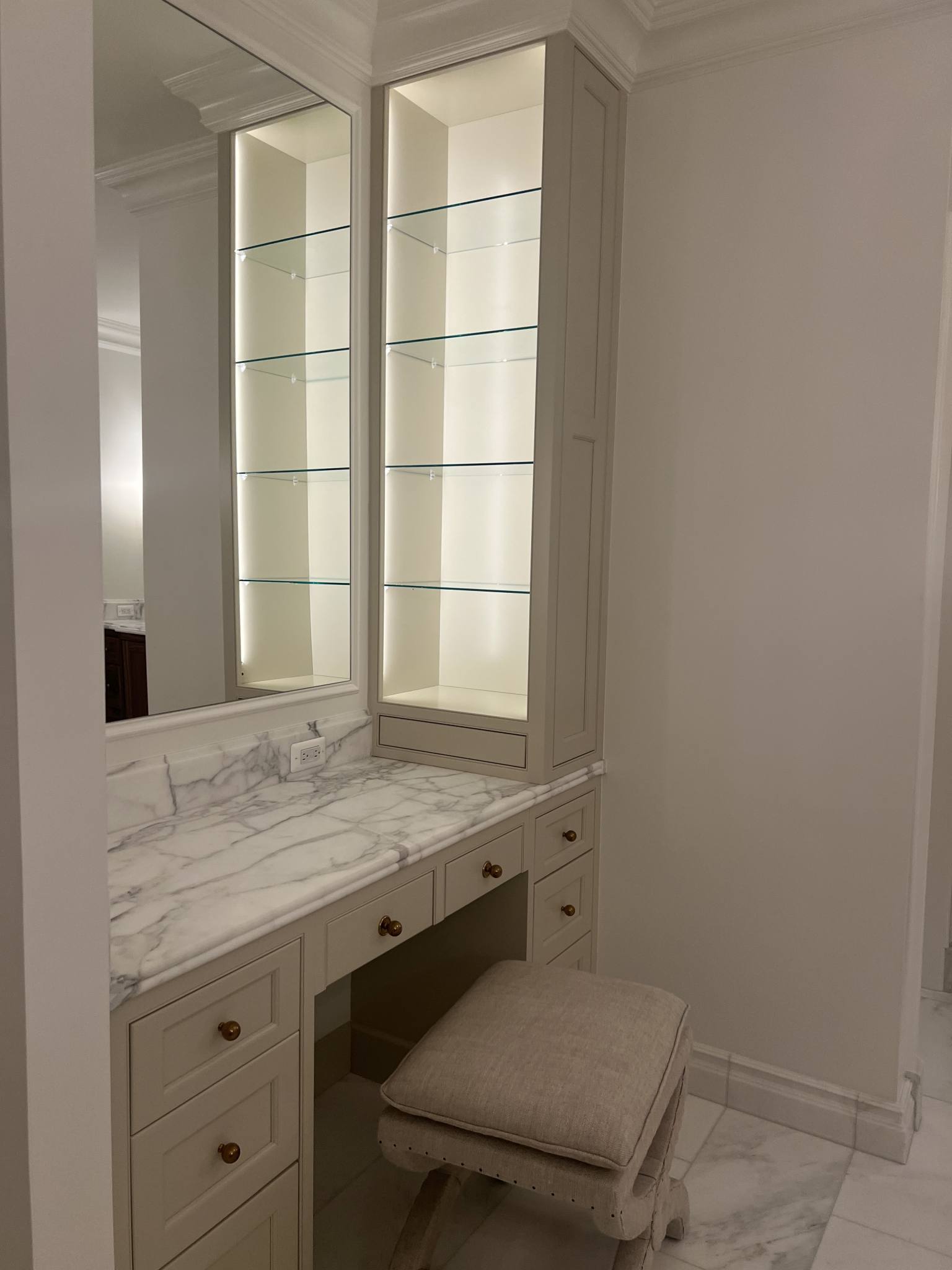 Walnut Bathroom Cabinetry