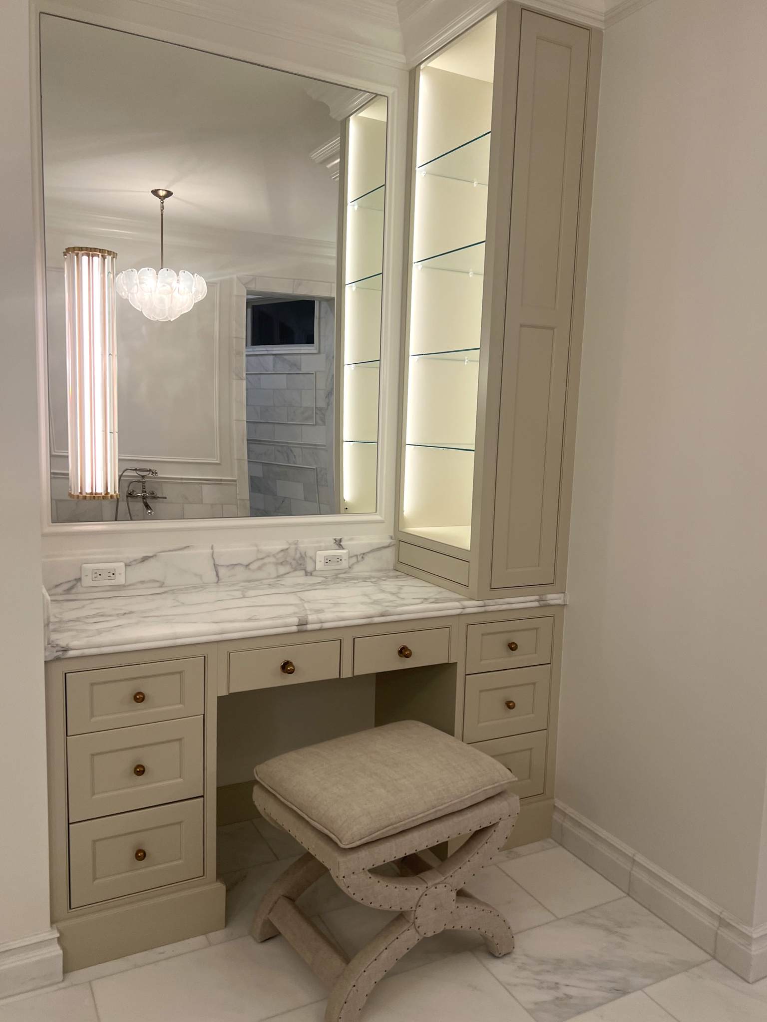 Walnut Bathroom Cabinetry