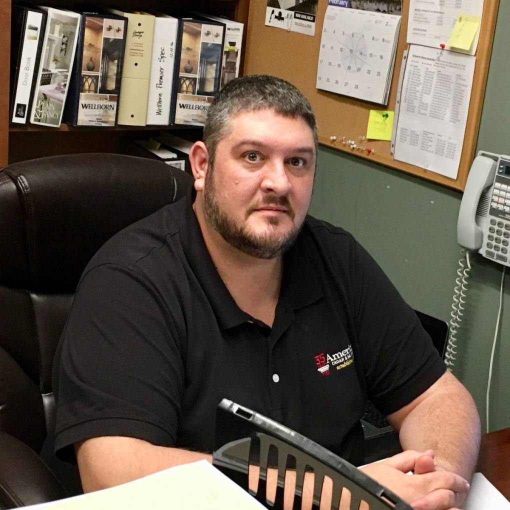 Bryan, a Delaware kitchen and bath designer at American Cedar & Millwork