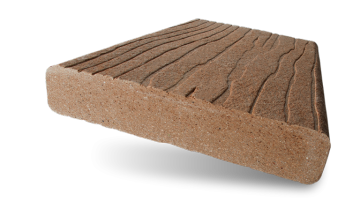 MoistureShield Vantage wood composite decking board in a brown finish